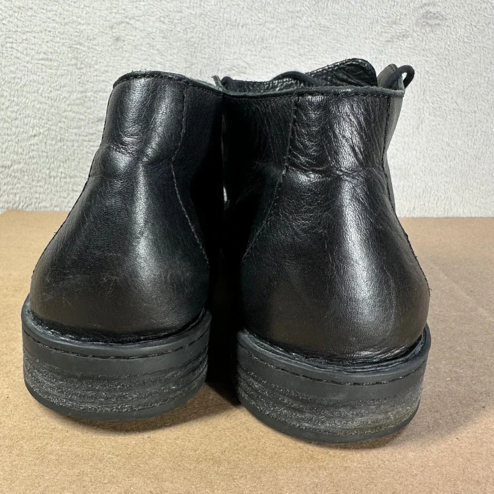 Born Chukka Boots Mens Size 11 Black Leather Lace Up Ankle Desert H10903 CQE16